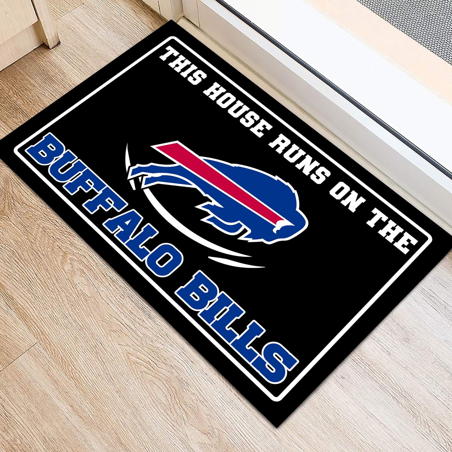 This House Runs On Doormat - Anti Slip Indoor Doormat - BFLB