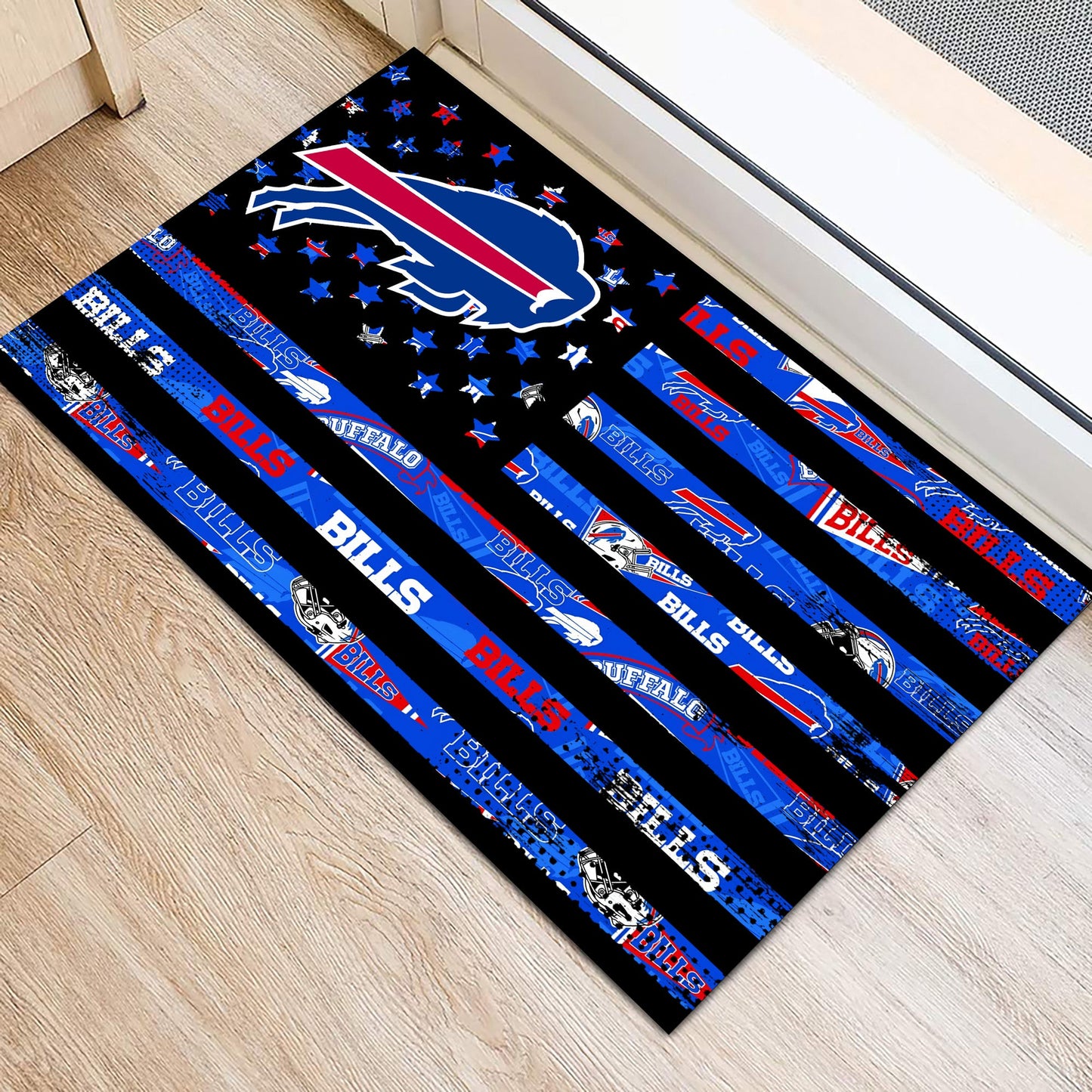 USA Flag - Anti Slip Indoor Doormat - BFLB