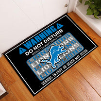 Warning Doormat - Anti Slip Indoor Doormat - DTLO