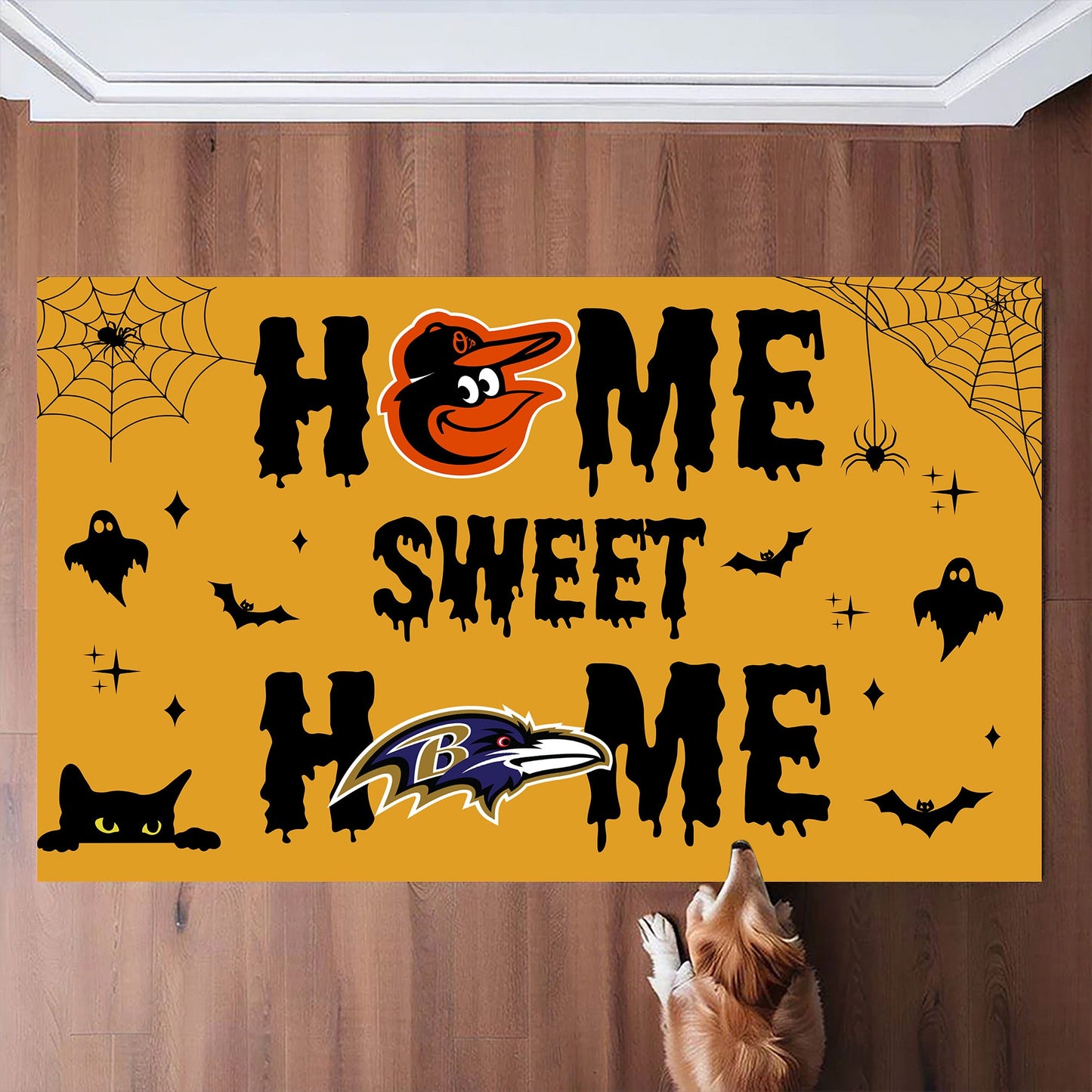 Home Sweet Home - Halloween Version - Anti Slip Indoor Doormat