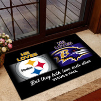 Home Sweet Home - Anti Slip Indoor Doormat - Customized Doormat for Steve and Paul
