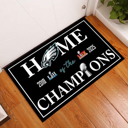 Home of The Champions Doormat - Anti Slip Indoor Doormat - PLDPAEG