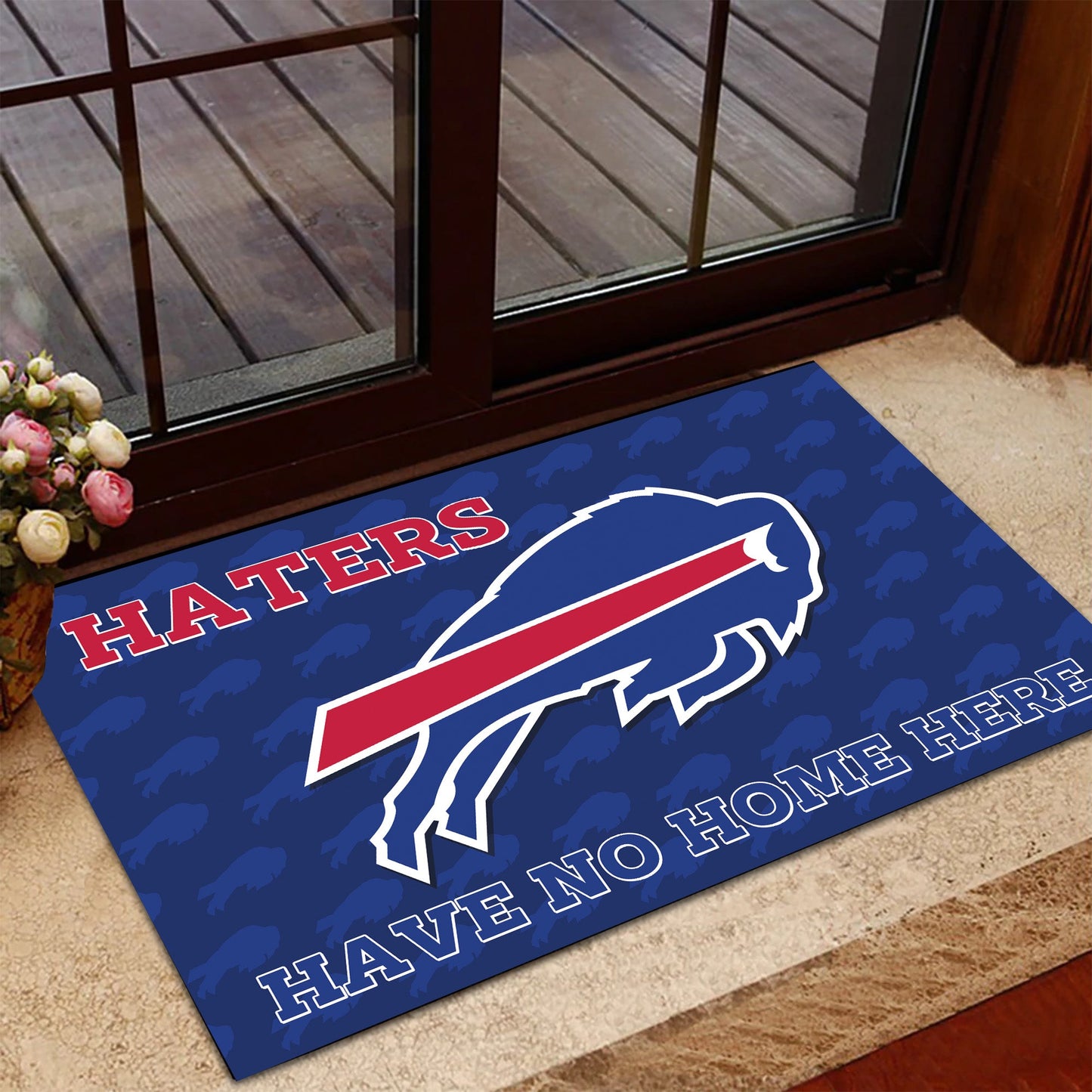 Haters Have No Home Here Doormat - Anti Slip Indoor Doormat - BFLB