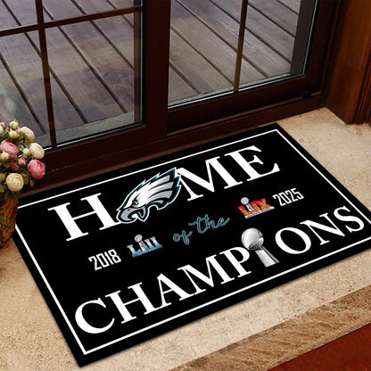 Home of The Champions Doormat - Anti Slip Indoor Doormat - PLDPAEG
