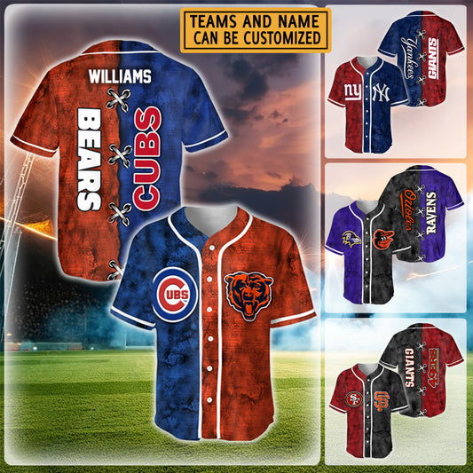 Teams Baseball Jersey - Customized Jersey