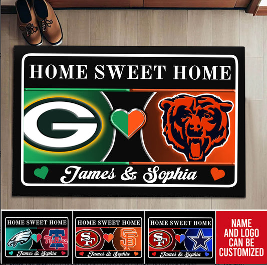 Home Sweet Home Customized Doormat - Anti Slip Indoor Doormat (v1)