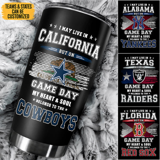 I May Live In - Custom Stainless Steel Tumbler (clt)