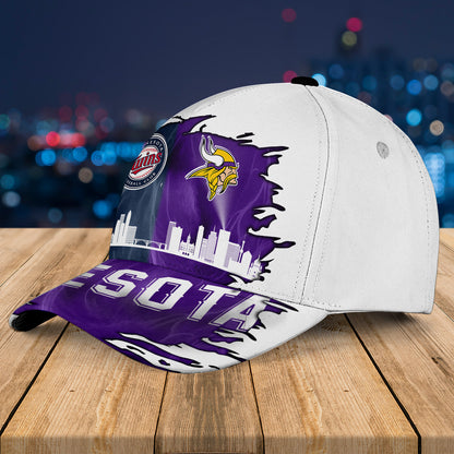 Minnesota Skyline Classic Cap - Customized Team Classic Cap