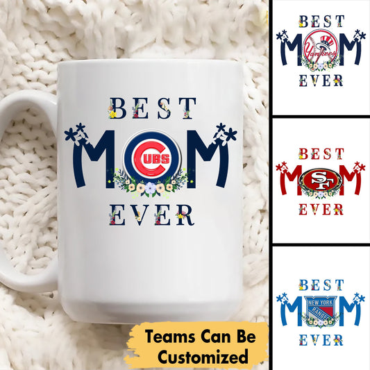 Customized Best Mom Ever Ceramic Coffee Mugs