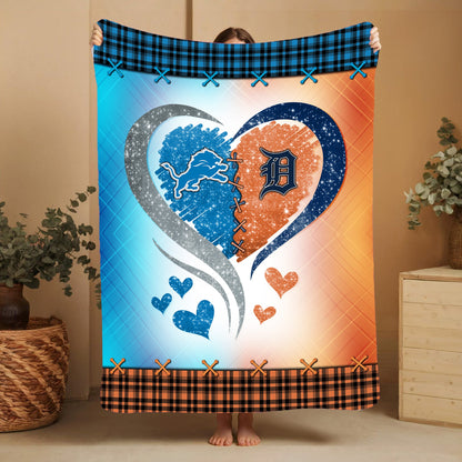 Detroit LO, Detroit TG Fleece Blanket