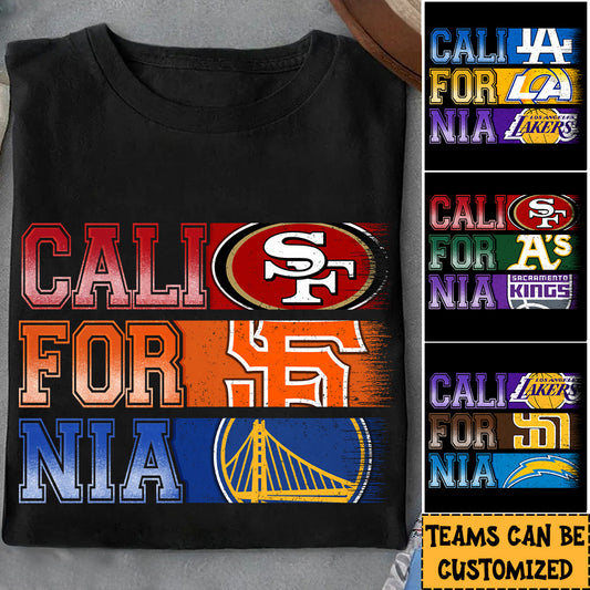 California Teams Shirt - Customized Shirt