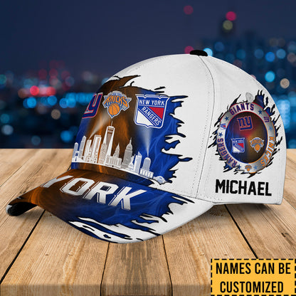 New York Skyline Classic Cap - Customized Classic Cap - v3