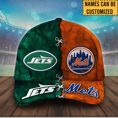 Team Classic Cap - Customized Classic Cap - NYM, NYJ