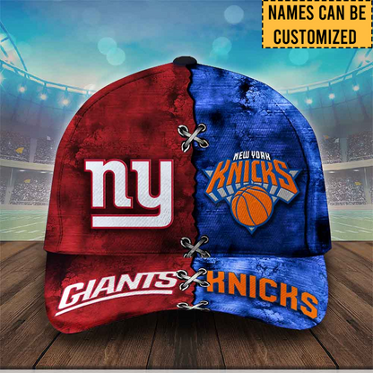 Teams Classic Cap - Customized Classic Cap - NYG x NYK