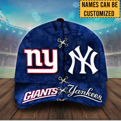 Team Classic Cap - Customized Team Classic Cap - NYYK, NYG - v2