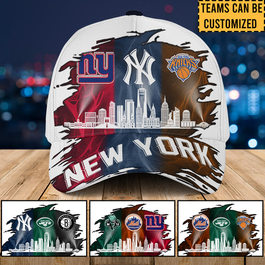 New York Classic Cap - Customized Team Classic Cap - Skyline ver