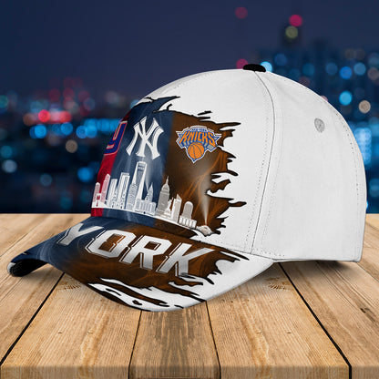 New York Skyline Classic Cap - Customized Team Classic Cap