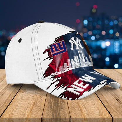 New York Skyline Classic Cap - Customized Team Classic Cap