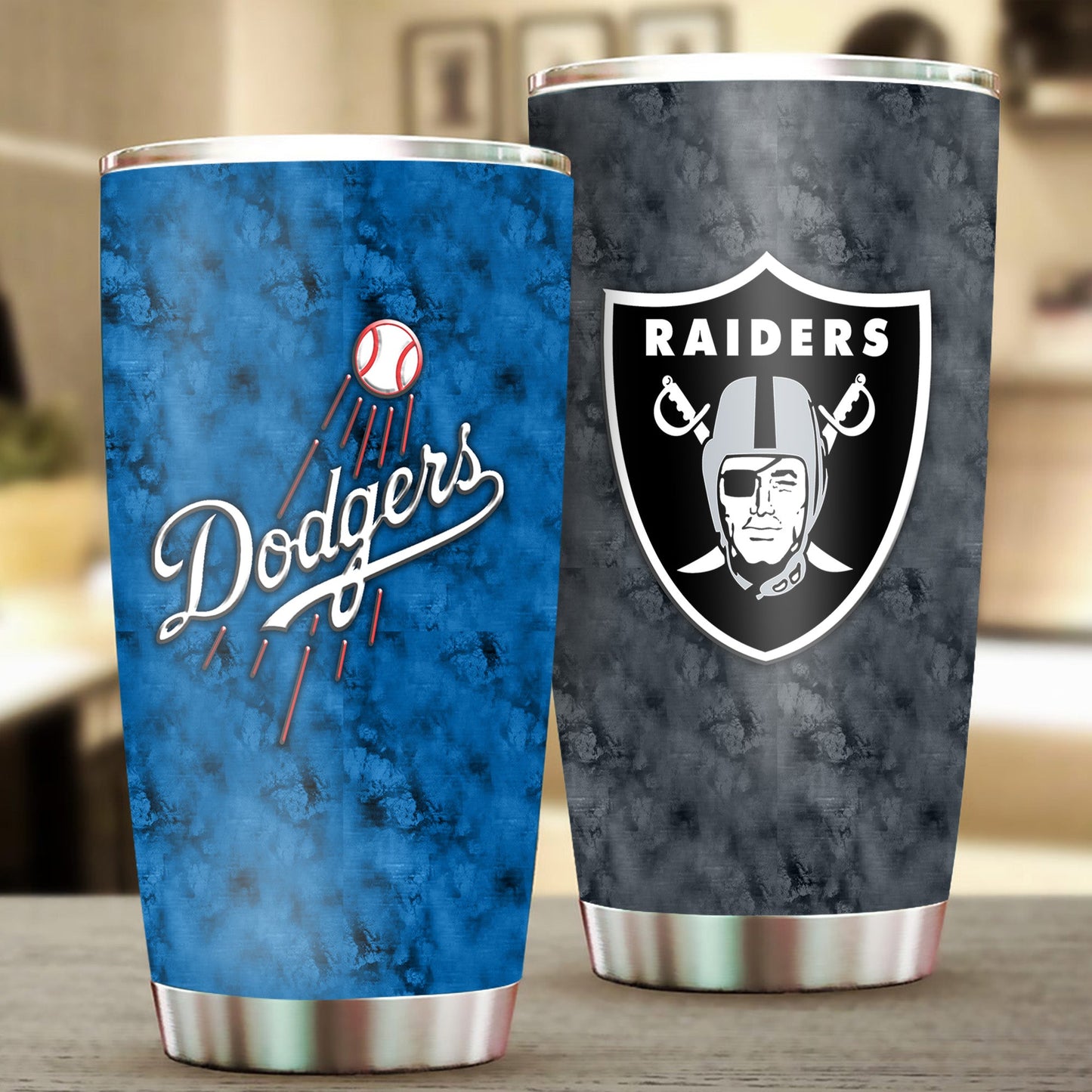 Two Teams Stainless Steel Tumbler - Customized Steel Tumlber