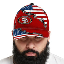 Patriotic 4th of July Cap - Customized Classic Cap