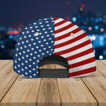 Patriotic 4th of July Cap - Customized Classic Cap