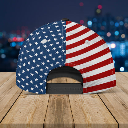 Patriotic 4th of July Cap - Customized Classic Cap