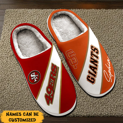 Teams Action Curve Women Slippers - Customized Slippers SF