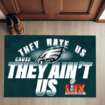 They Hate Us cause They Ain't Us - Anti Slip Indoor Doormat - PLDPAEG