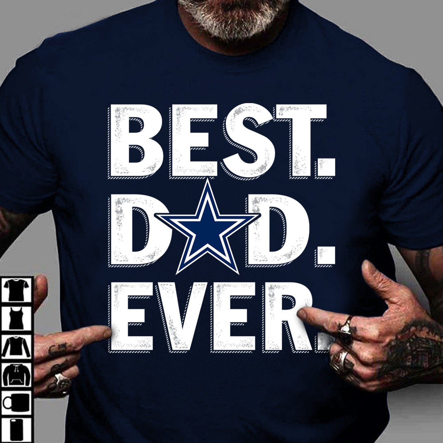 Best Dad Ever Customized Shirt v2 - Perfect gift for Father's Day (clt)