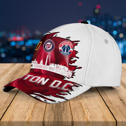 Washington Skyline Classic Cap - Customized Team Classic Cap
