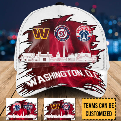 Washington Skyline Classic Cap - Customized Team Classic Cap