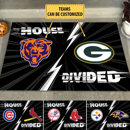 House Divided - Customized Doormat - Anti Slip Indoor Doormat