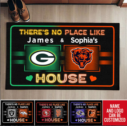 No Place Like Home -  Customized Doormat - Anti Slip Indoor Doormat V2