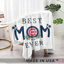 Best Mom Ever - Customized Sherpa blanket - CCGC