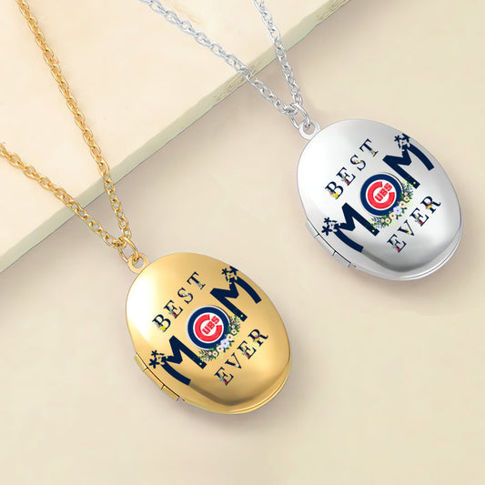 Best Mom Ever - Customized Oval Locket Necklace - CCGC