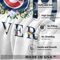 Best Mom Ever - Customized Sherpa blanket - CCGC