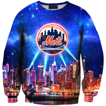 New York Skyline Fleece Hoodie - NYM