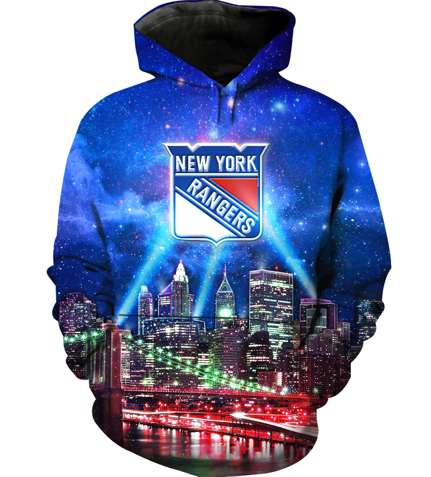 New York Skyline Fleece Hoodie - NYRG