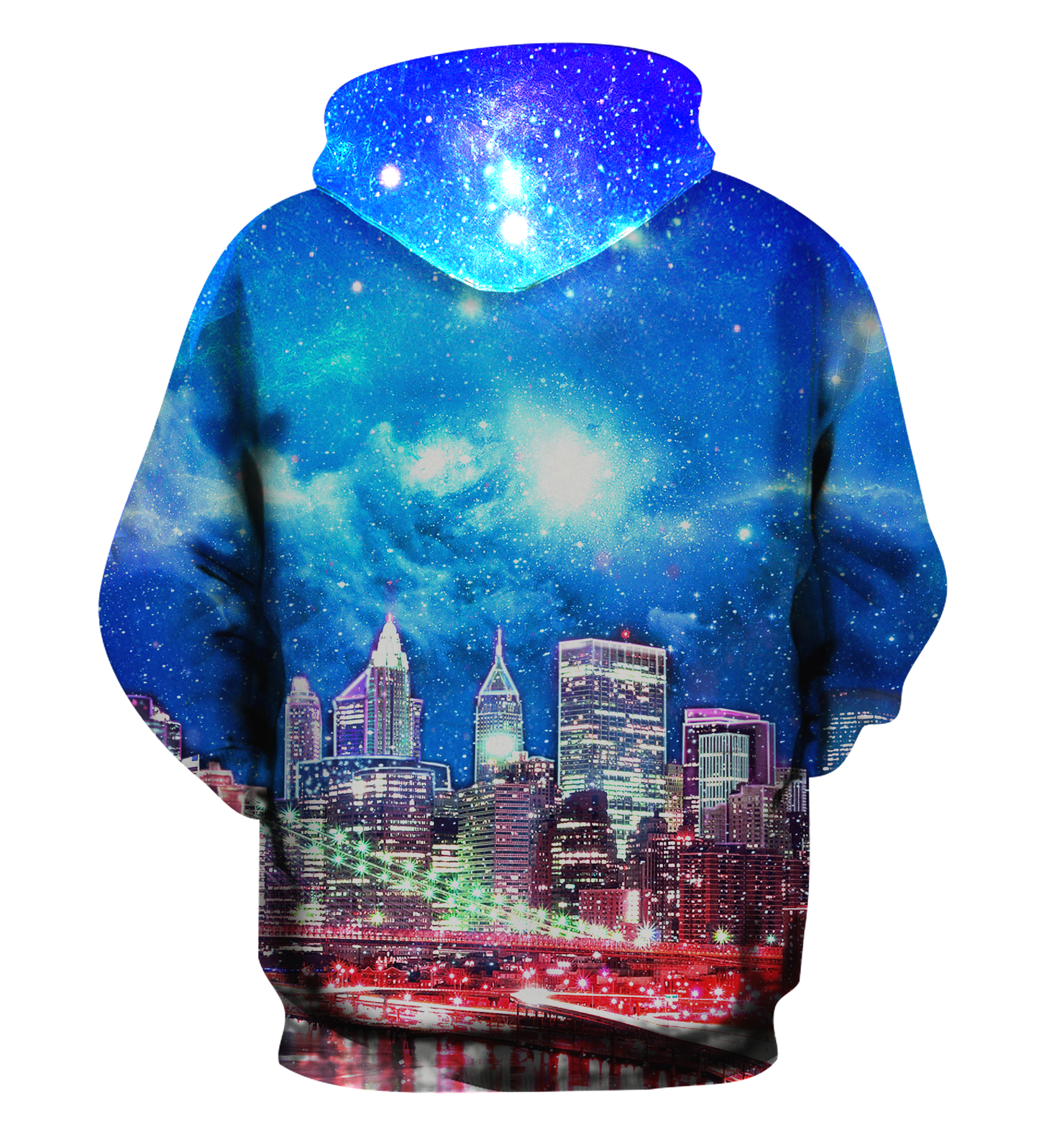 New York Skyline Fleece Hoodie - NYRG