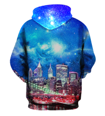 New York Skyline Fleece Hoodie - NYRG