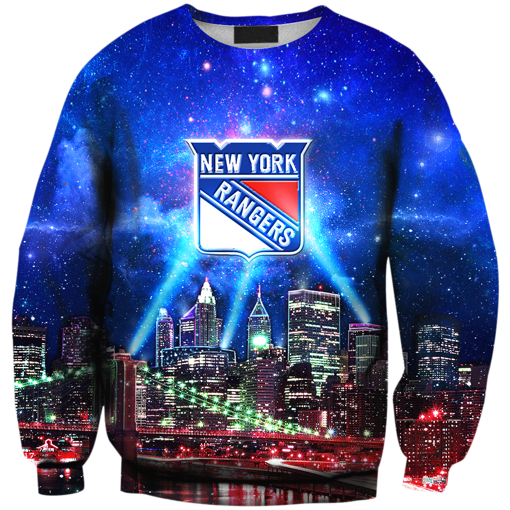 New York Skyline Fleece Hoodie - NYRG