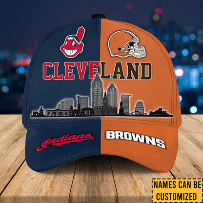 Teams Cleveland Skyline Classic Cap - Customized Classic Cap - IDA BR