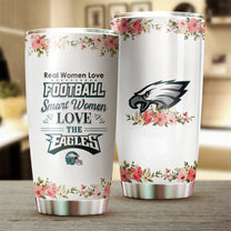 Smart Women Love The Philadelphia Football Tumbler