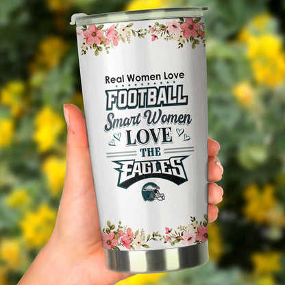 Smart Women Love The Philadelphia Football Tumbler