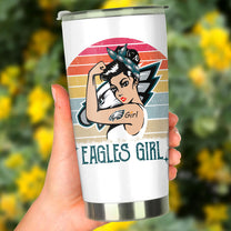 Philadelphia Football Girls Classy Sassy Tumbler