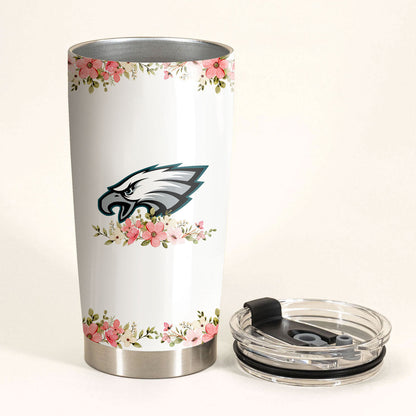 Just A Woman Who Loves Her Philadelphia Football Tumbler