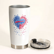Just A Woman Who Loves Her Buffalo Football Tumbler