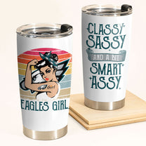 Philadelphia Football Girls Classy Sassy Tumbler