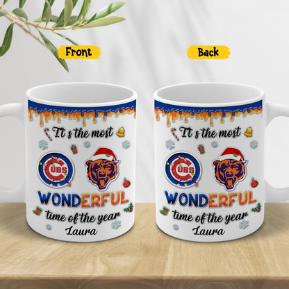 It's The Most Wonderful Time - Customized Ceramic Mugs