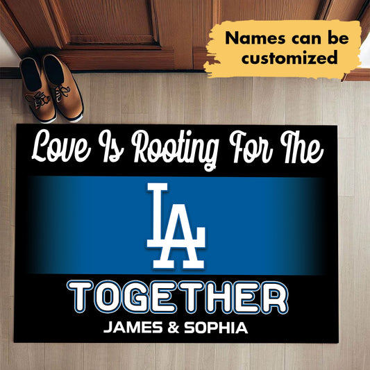 Love is Rooting for Together Doormat - Anti Slip Indoor Doormat - LAD